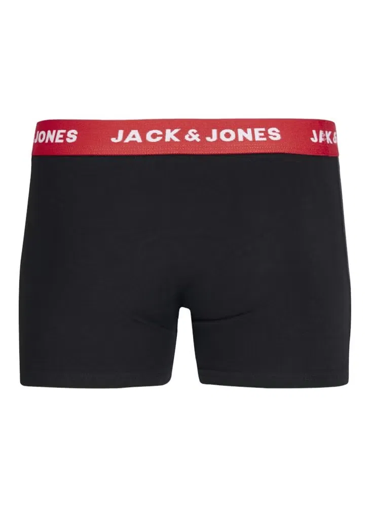 Трусы-боксеры с логотипом, комплект из 5 штук, Jack & Jones Junior, синий — фото 3