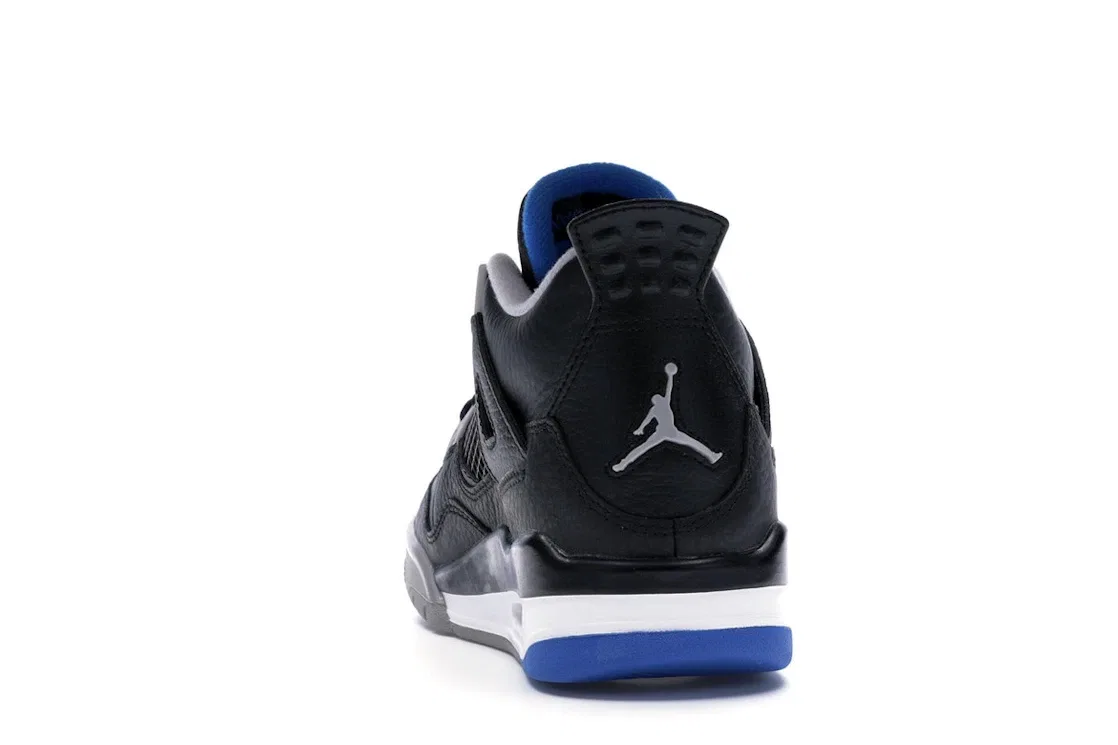 Детские кроссовки Lifestyle с длинным рукавом Jordan 4 Retro, Black/Soar-Matte Silver — фото 4