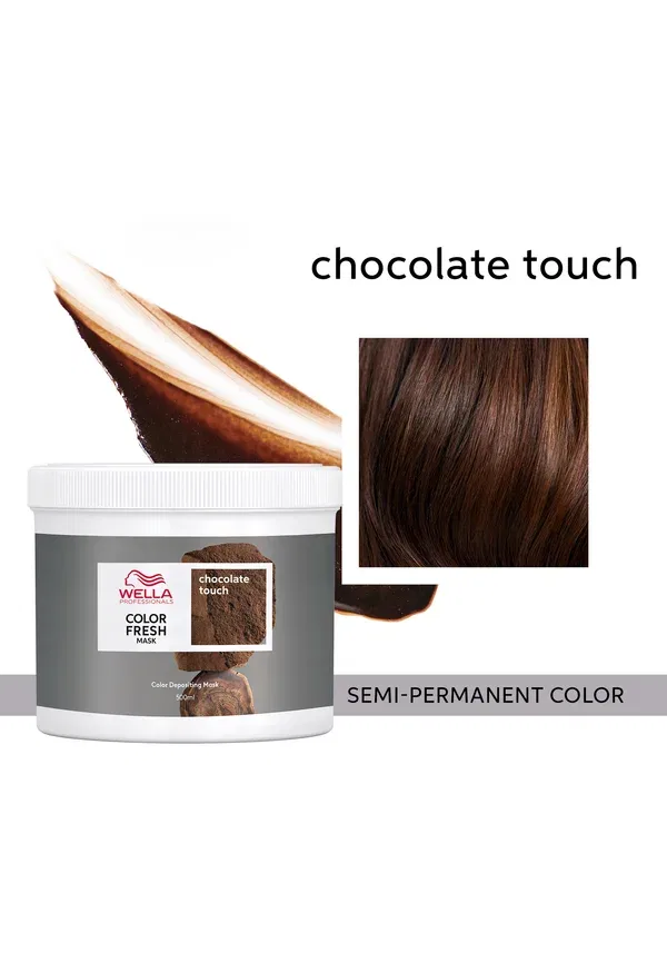 Маска для волос 2-в-1 Professionals color fresh mask Wella, Chocolate Touch, 500 мл, шоколадный — фото 2
