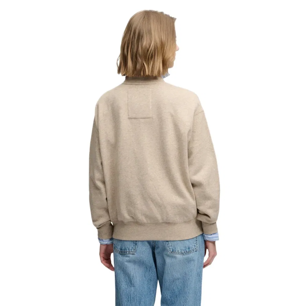 Женский свитшот из хлопка с вышивкой Country Club Crew Superdry, Beige — фото 2