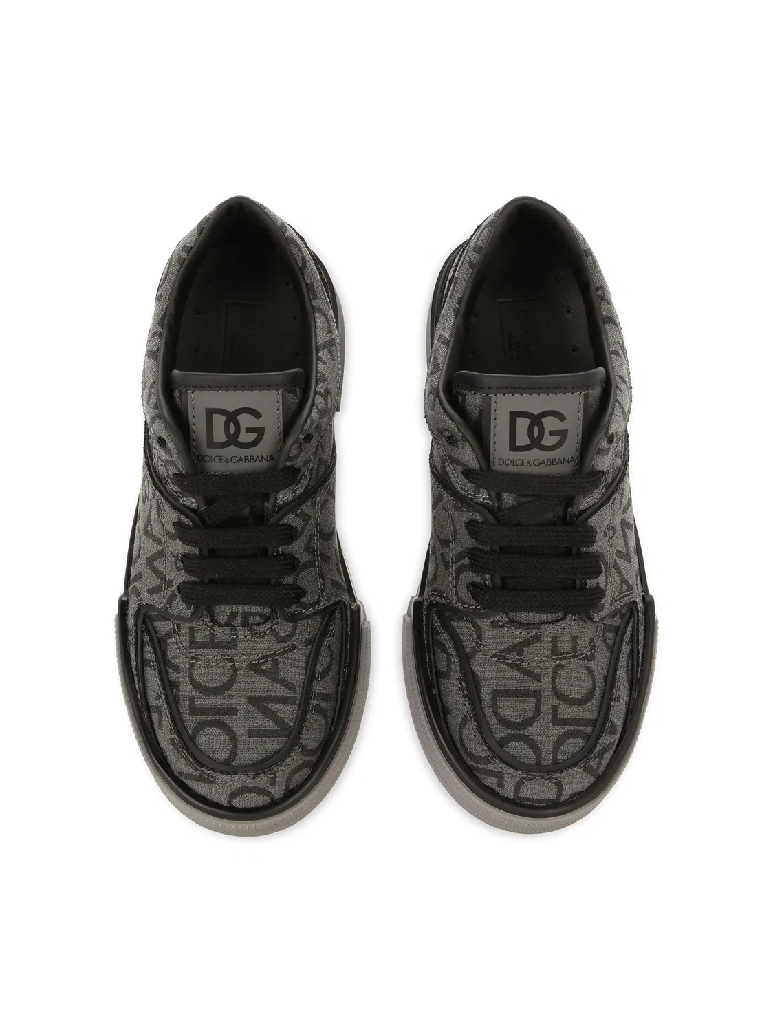 Кроссовки New Roma Low-Top Dolce & Gabbana, черный — фото 3