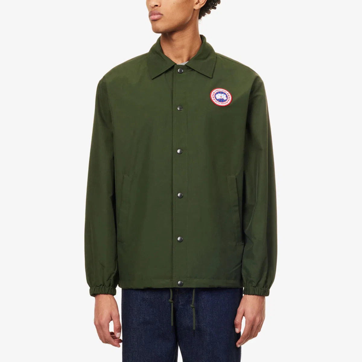 Куртка из хлопковой смеси с фирменной эмблемой Regency Canada Goose, хаки — фото 3