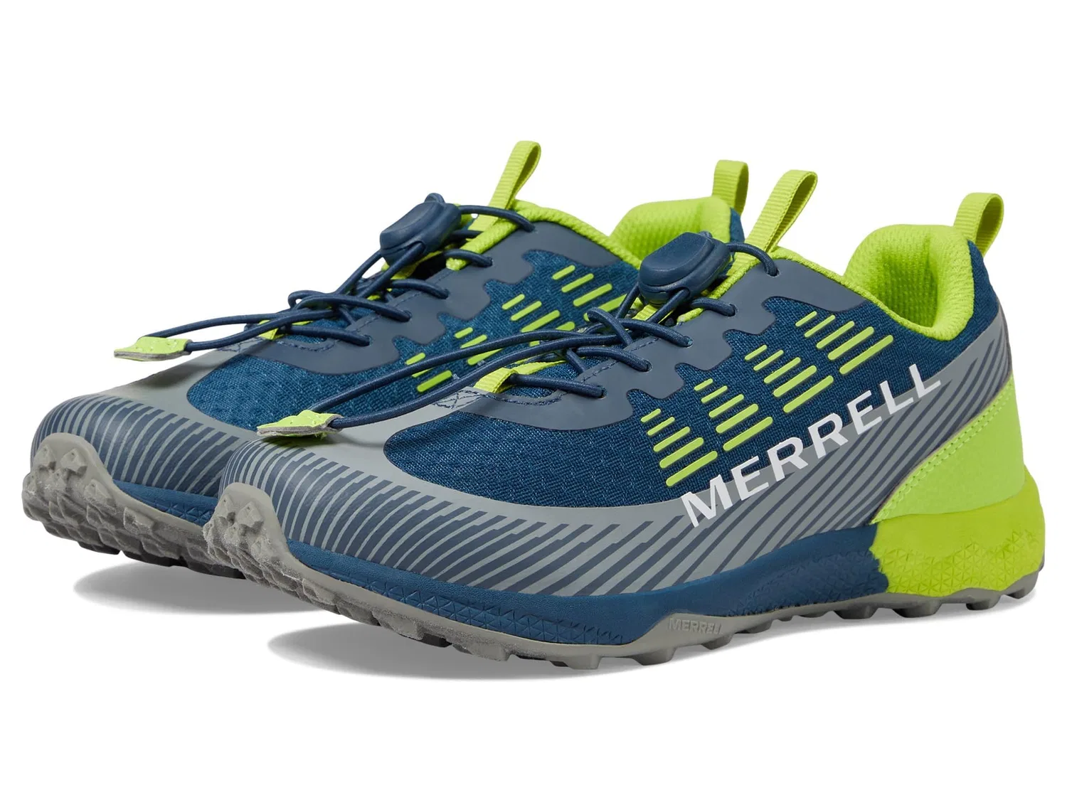 Детские кроссовки для мальчиков с принтом Agility Peak Merrell, Navy Hi Viz — фото 2
