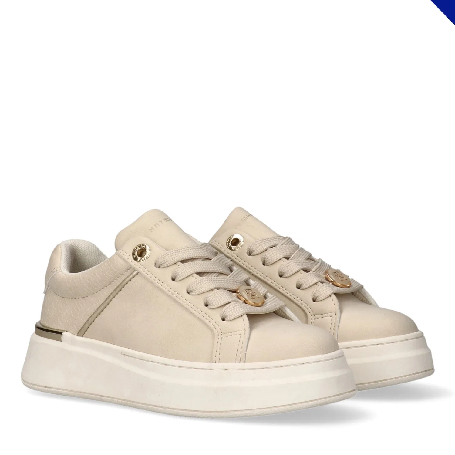 Детские кроссовки на шнуровке Tommy Hilfiger, Natural