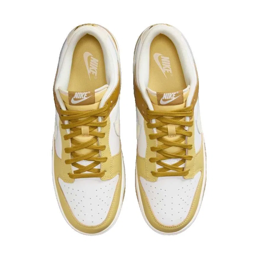 Детские кроссовки с ретро-дизайном Nike Dunk Retro Gelb, Perlgrau Mandelgrun Beige