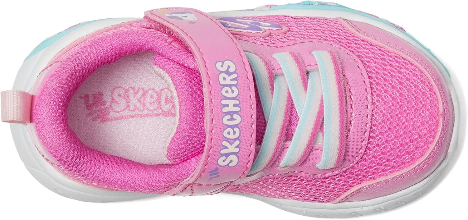 Детские кроссовки для девочек Play Scene-Fun Squad Skechers, Pink/Multi — фото 3