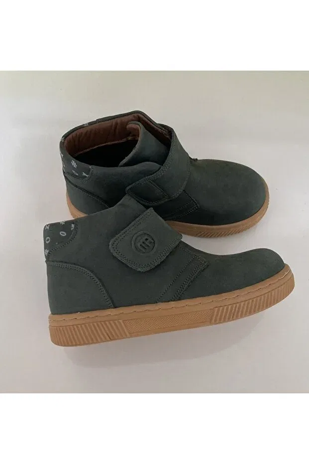Детские ботинки для девочек с ортопедической стелькой Mini Angel, Khaki Green F — фото 4