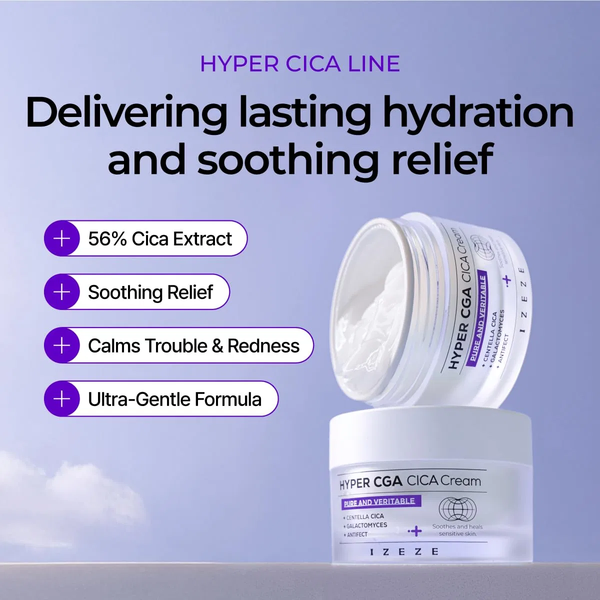 Крем для лица Hyper Cica Cream I·zézé, 50 мл — фото 2