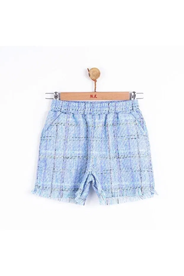 Детские шорты для девочек хлопковые Nk Kids, Blue — фото 2