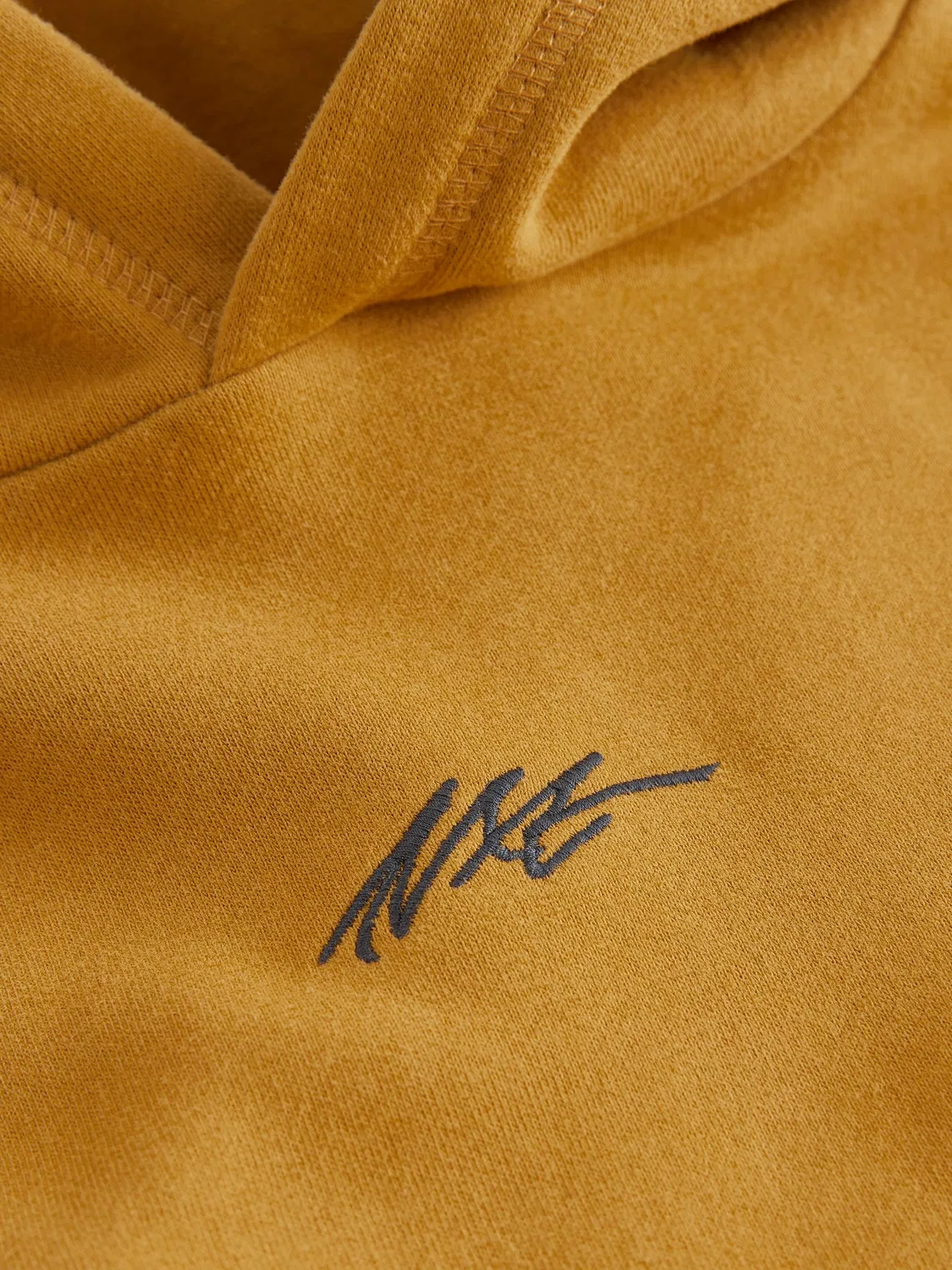 Худи, оверсайз, NXT Hoodie Sign Off Hoodie Next, охра — фото 4