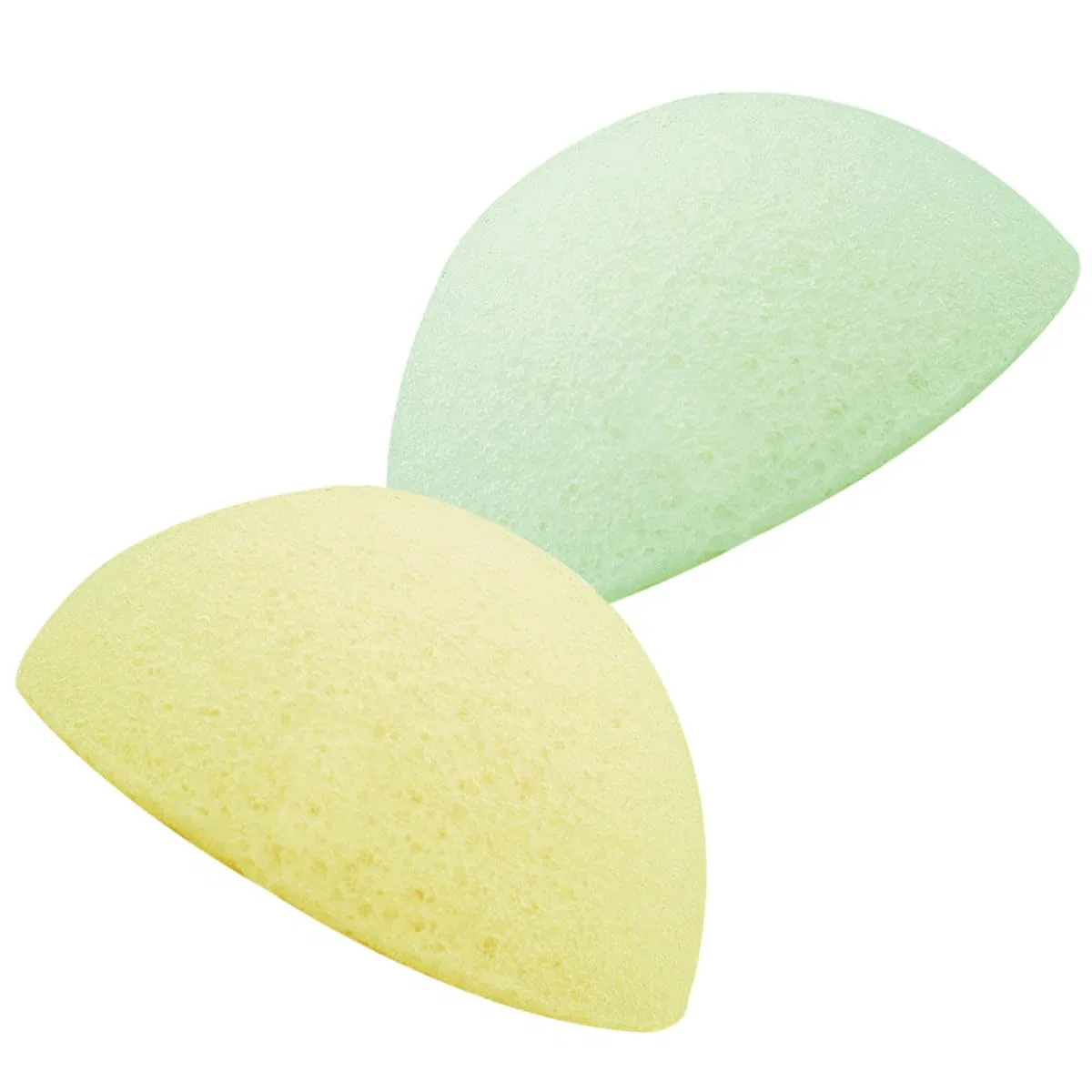 Спонжи для лица Konjac, ASAKKURA, 2 шт, 6.6x6.5x2.5 см