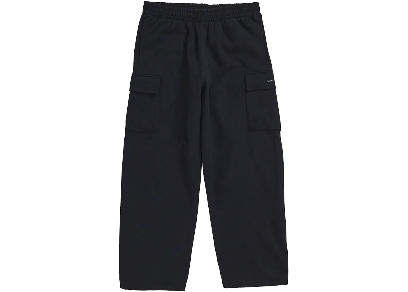 Мужские спортивные штаны карго с принтом Supreme Sweatpant (FW25), Black