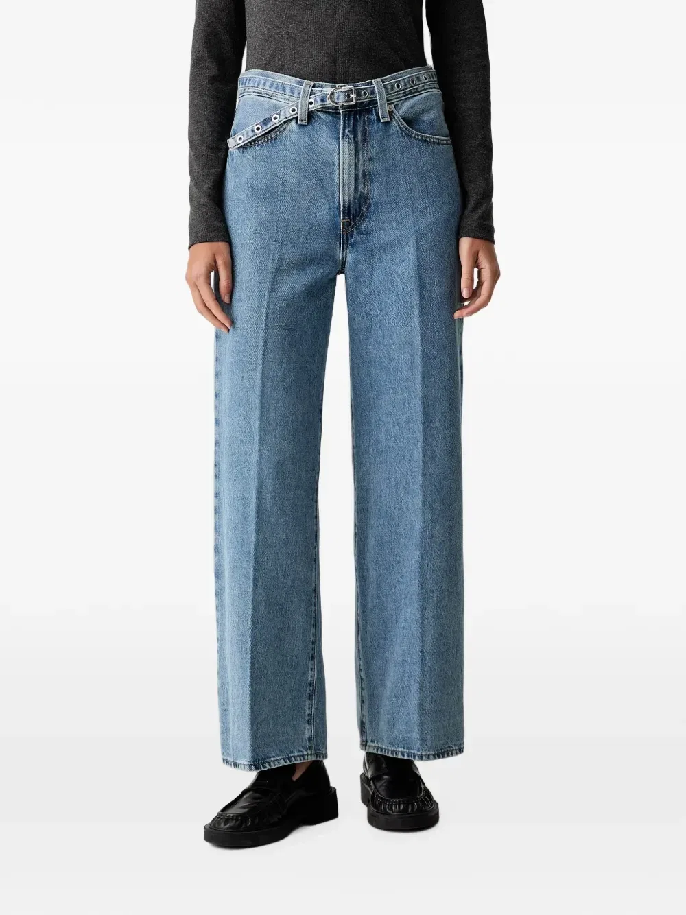 Широкие джинсы Ribcage на ремне Levi'S, синий