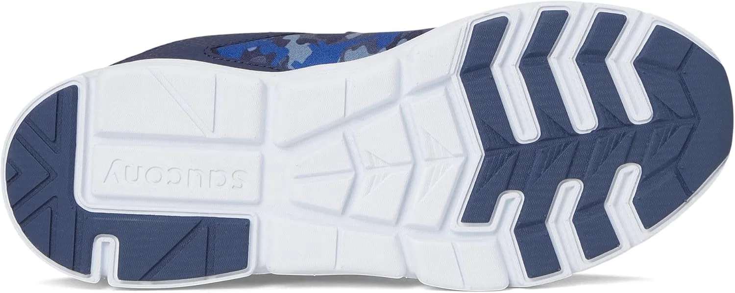 Детские кроссовки для мальчиков Flash Le Saucony, Navy/Lime — фото 4