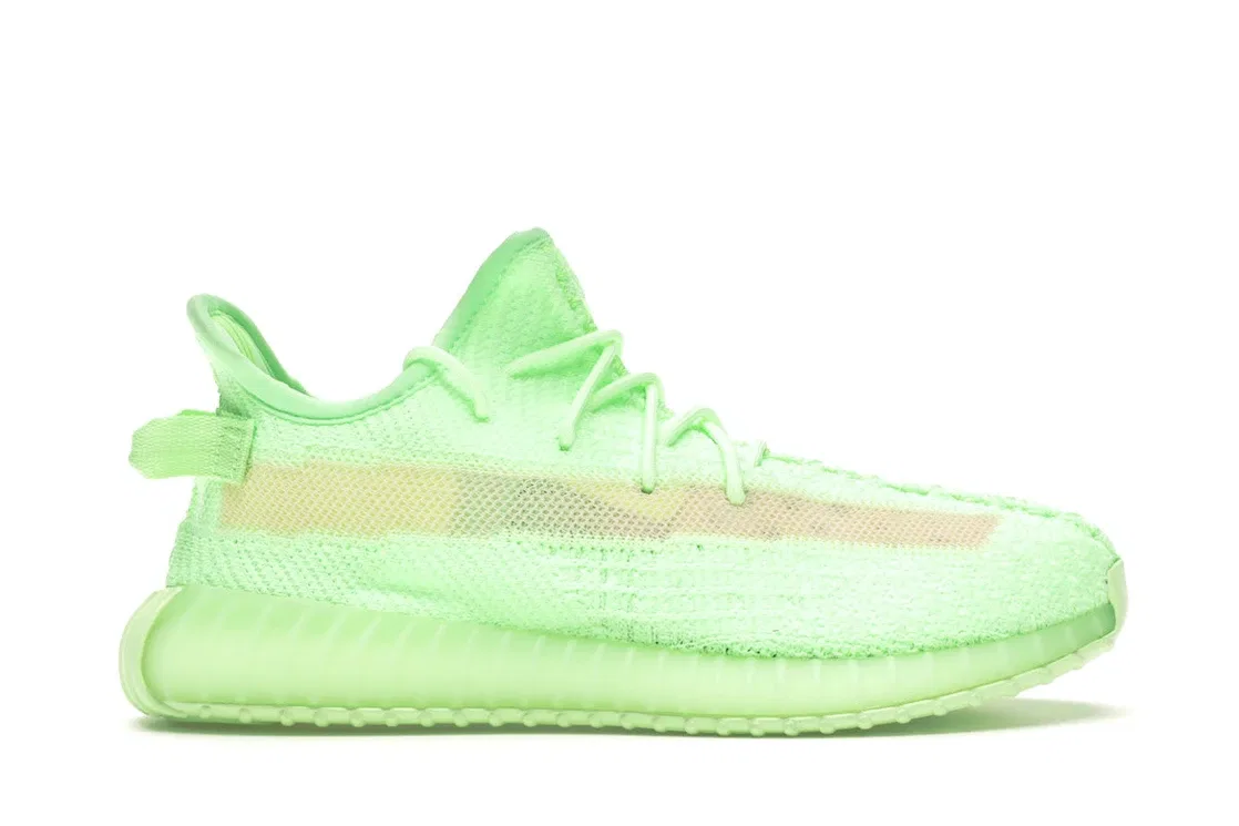 Детские кроссовки светящиеся Yeezy Boost 350 V2 Glow Kids Adidas, Glow Glow Glow