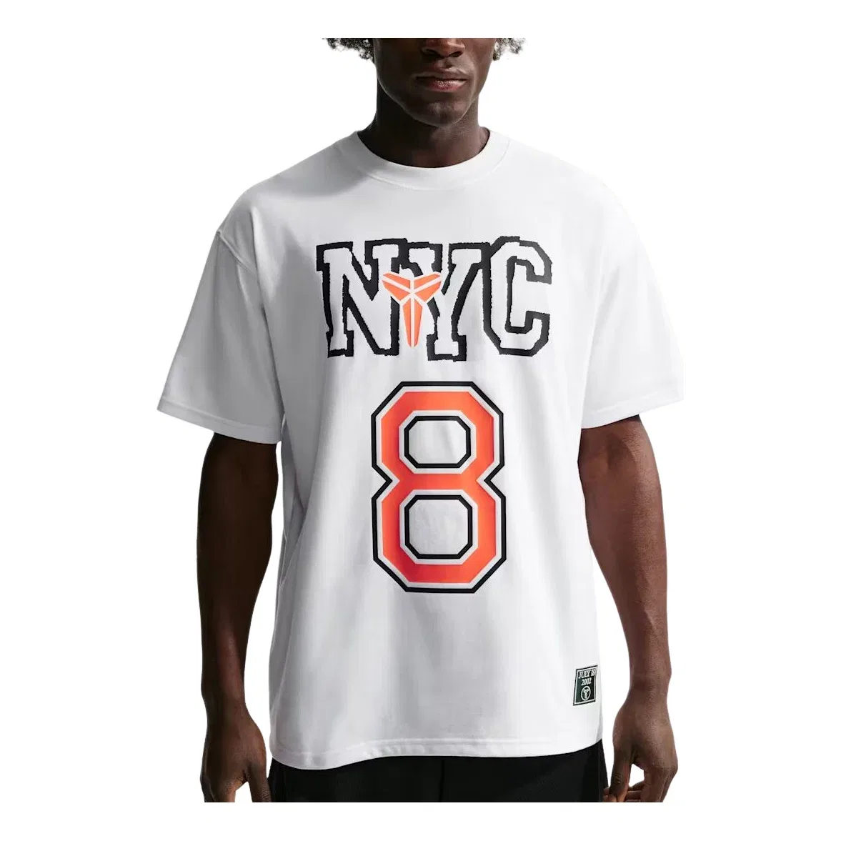 Мужская футболка с принтом Nike x Kobe Dri-FIT White, Белый