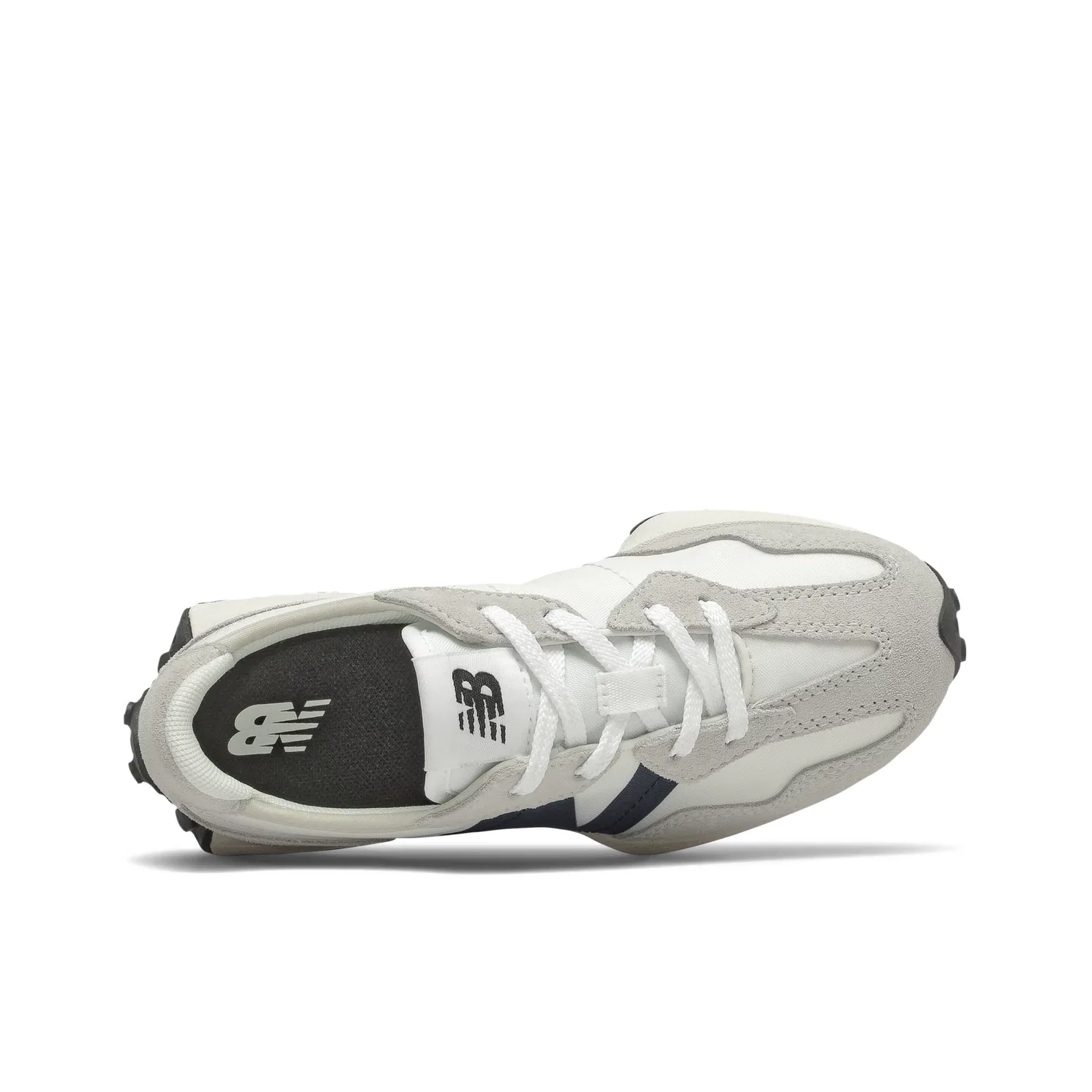 Детские кроссовки 327 Lace New Balance, Silver Birch With Black — фото 3
