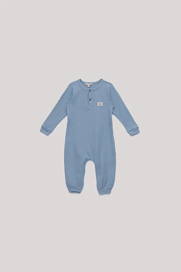 Детский комбинезон для мальчиков с длинным рукавом Nebbati Basic, Blue