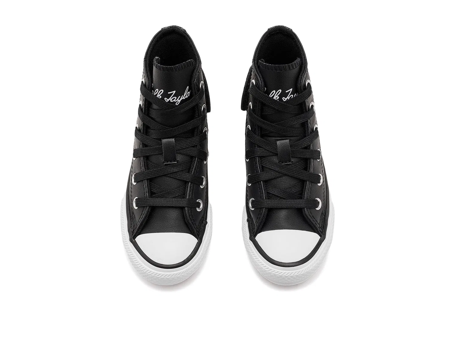 Кроссовки Chuck Taylor All Star Hi (для маленьких детей) Converse Kids, Black/Darker Grey/White — фото 3