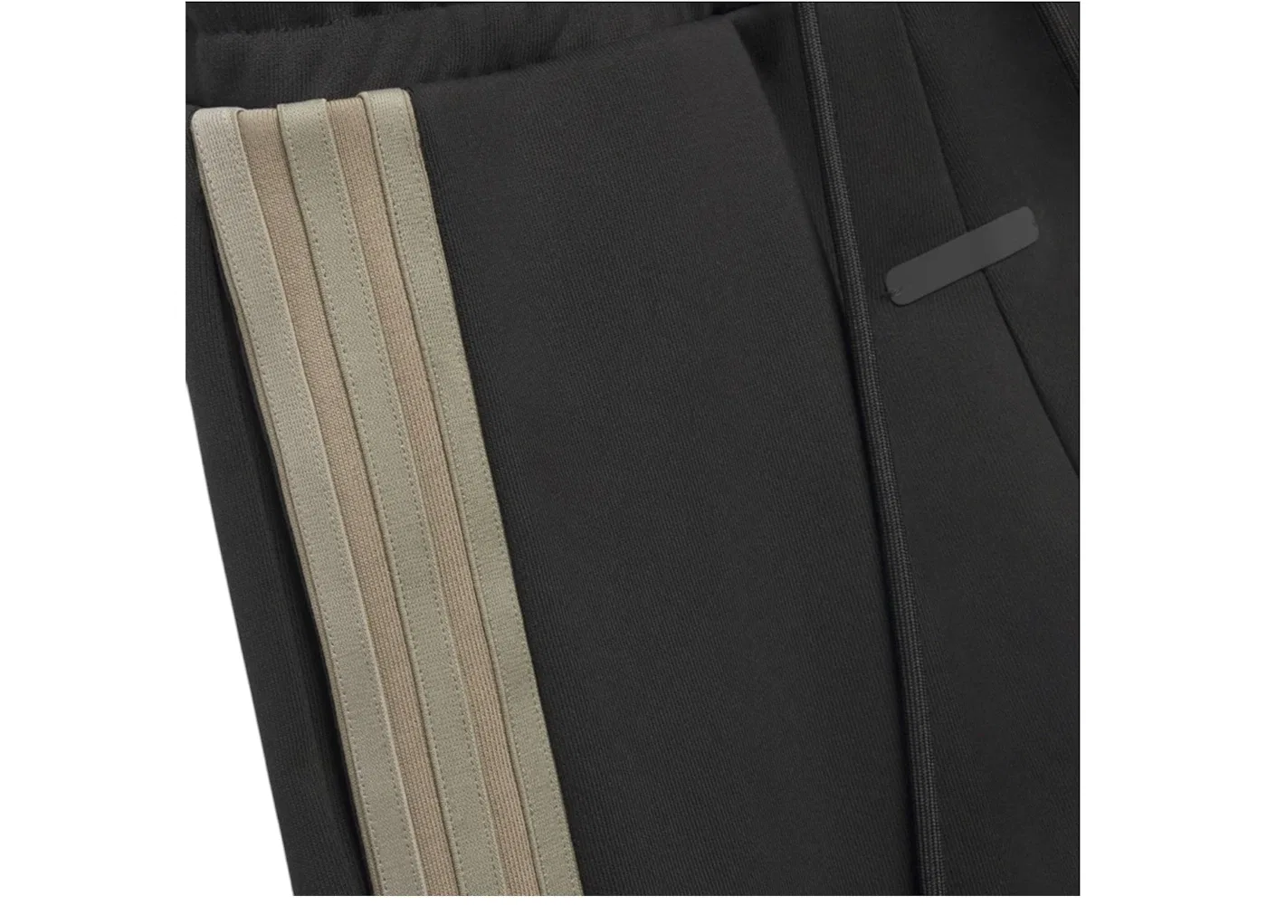 Мужские спортивные брюки с объемным кроем Pants Adidas, Black/Clay — фото 3