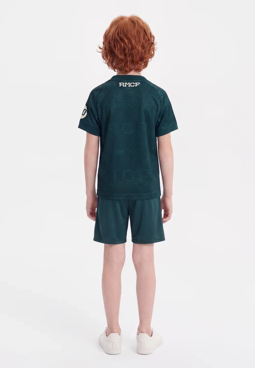Детская выездная форма «Реал Мадрид» (унисекс) - спортивные шорты Adidas Originals, Dark Green — фото 2