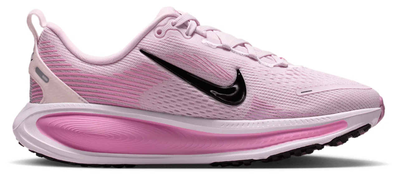 Детские кроссовки для девочек с пеноматериалом ReactX Nike Vomero 18, Bleached Lilac/Black/Lt Magenta