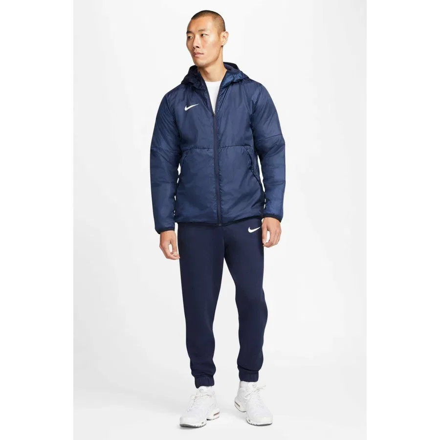 Мужская куртка для футбольных тренировок с капюшоном Nike Therma Repel Park, Черный — фото 3