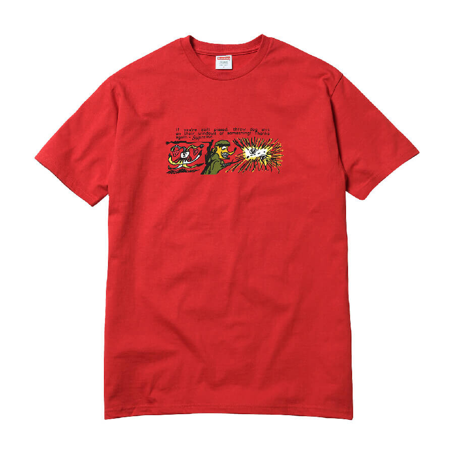 

Футболка Supreme Dog Shit, красный