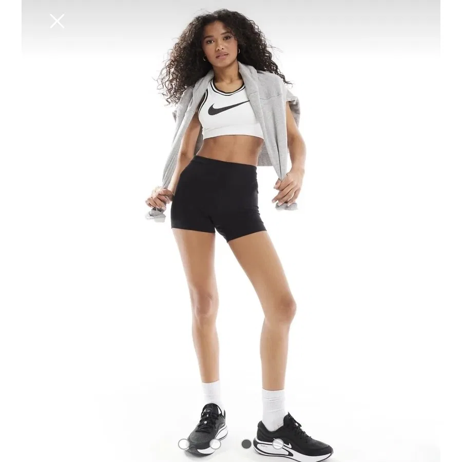 Спортивный бюстгальтер с легкой поддержкой Dri-FIT Light-Support Padded Jersey Sports Training, Nike, Белый — фото 4