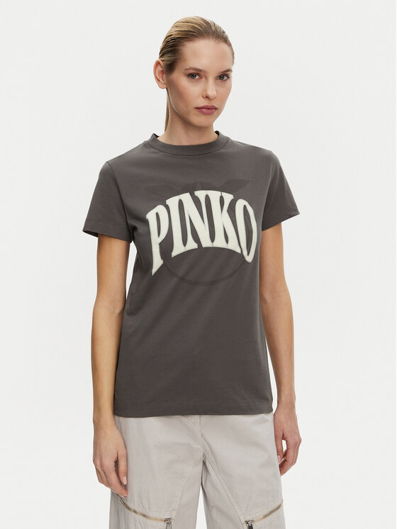 

Футболка обычного кроя 101752 A2CT I63 Pinko, серый
