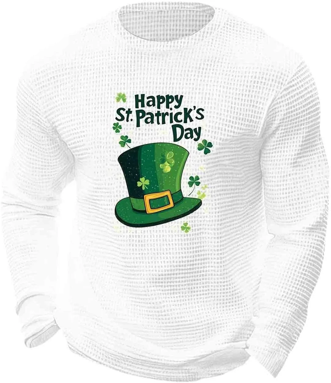Футболка St. Patrick's Day для мужчин Textured Waffle — фото 4