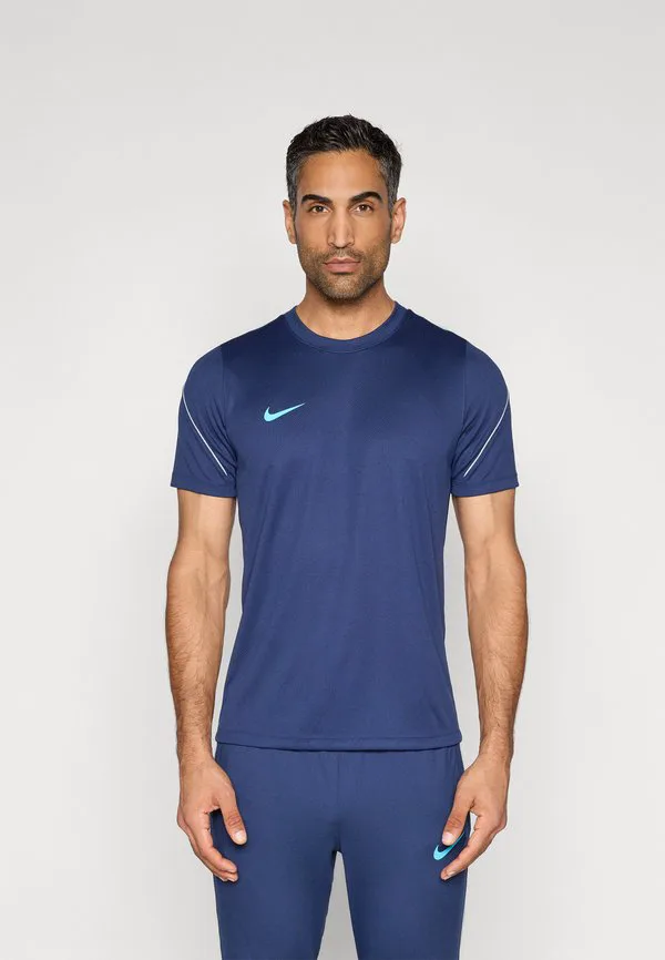 Лучшая спортивная футболка Nike Performance, Midnight Navy/Vivid Sky