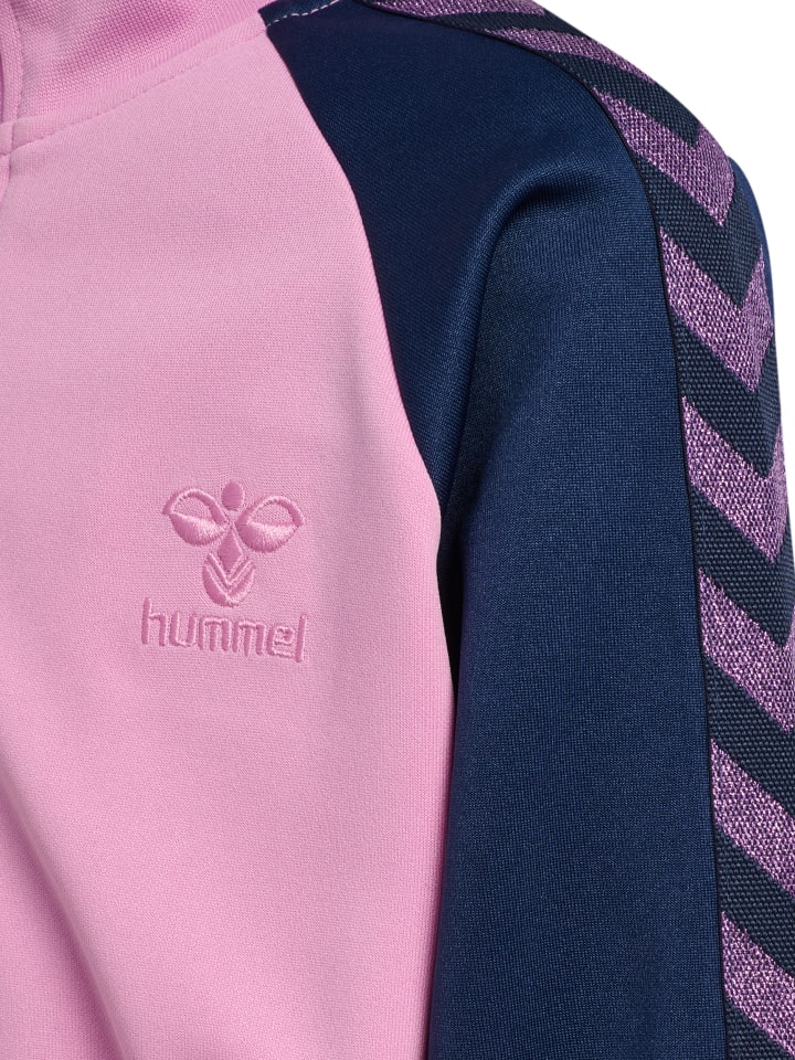 Hummel Детская куртка на молнии Hmldaily пастельно-лавандового цвета — фото 3
