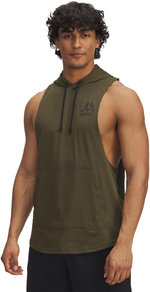 

Мужская толстовка без рукавов Under Armour Project Rock Payoff, (308) Expedition Green/Black, Черный, Мужская толстовка без рукавов Under Armour Project Rock Payoff, (308) Expedition Green/Black
