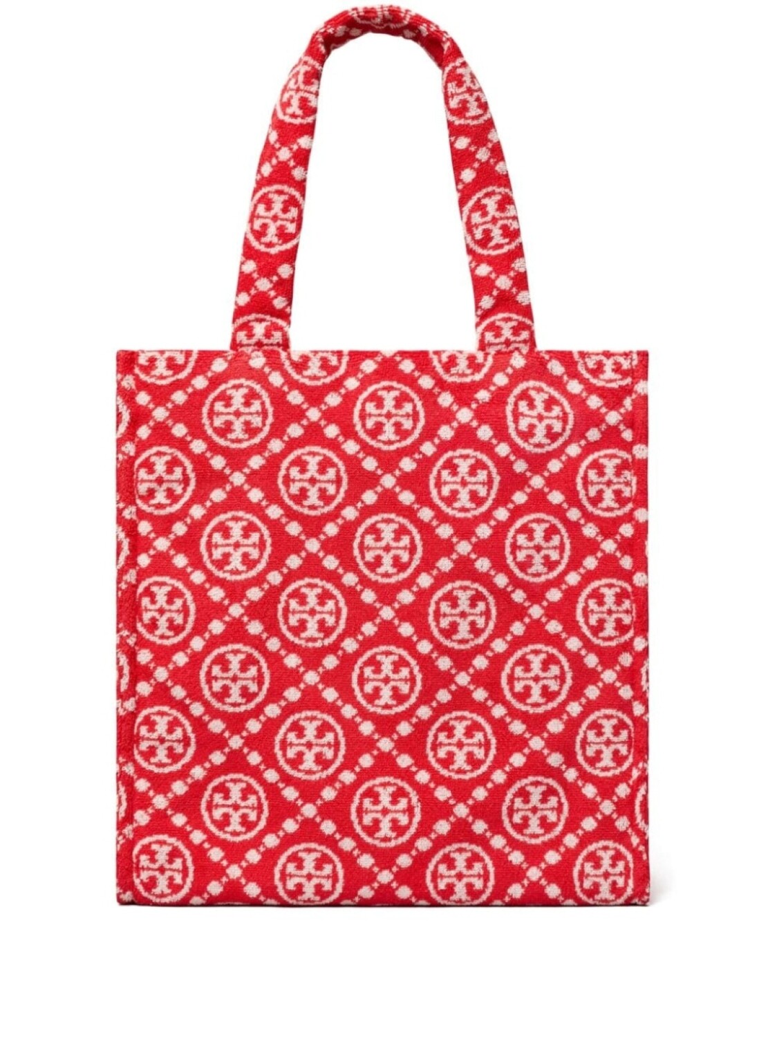 

Tory Burch сумка-тоут Terry с монограммой, красный