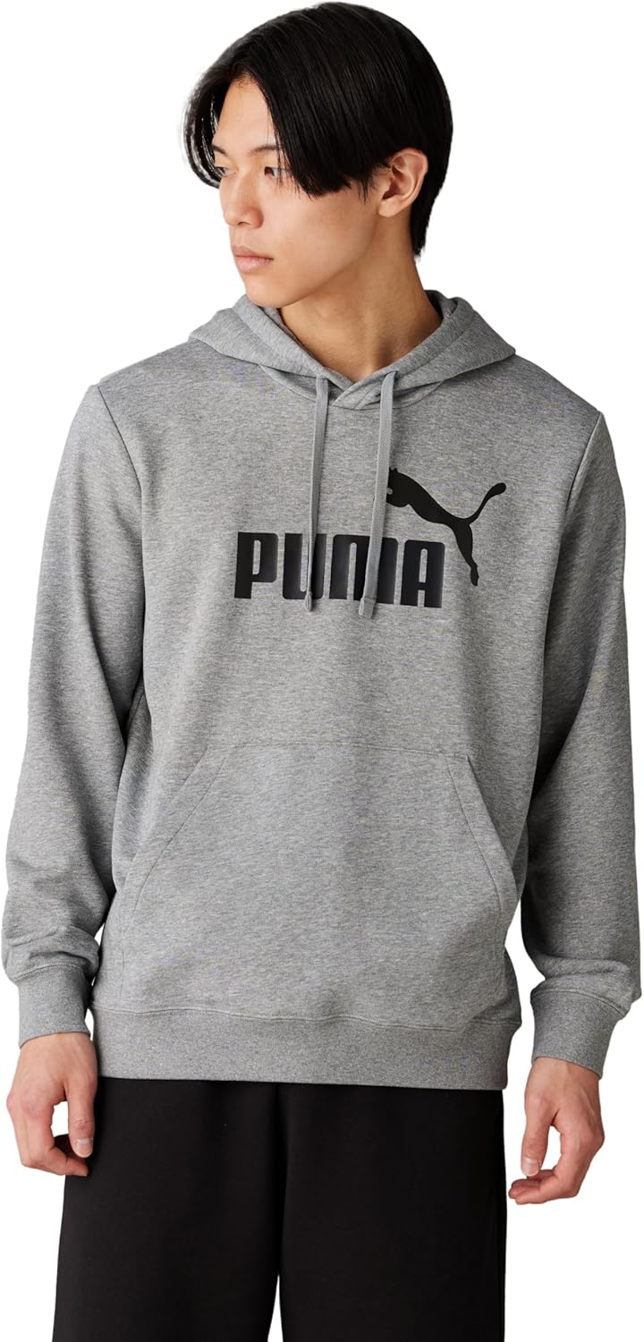 

Мужская толстовка Puma ESS No. 1 Logo TR 687555, повседневная спортивная толстовка, серый