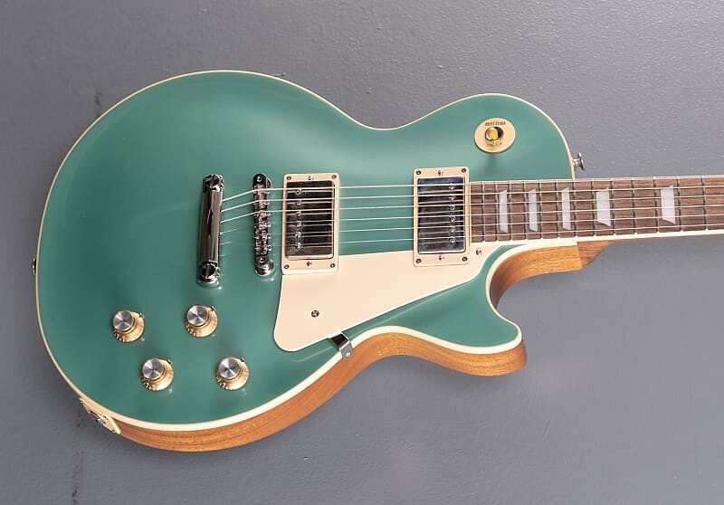 

Электрогитара Gibson USA Les Paul Standard 60's Plain Top - Inverness Green