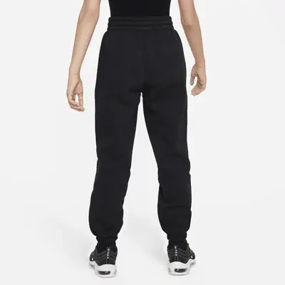 Брюки Nike Sportswear Club Fleece, черный/белый — фото 3