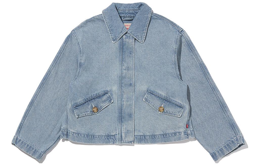 Levis Женская джинсовая куртка светло-индиго, Light Indigo — фото 3