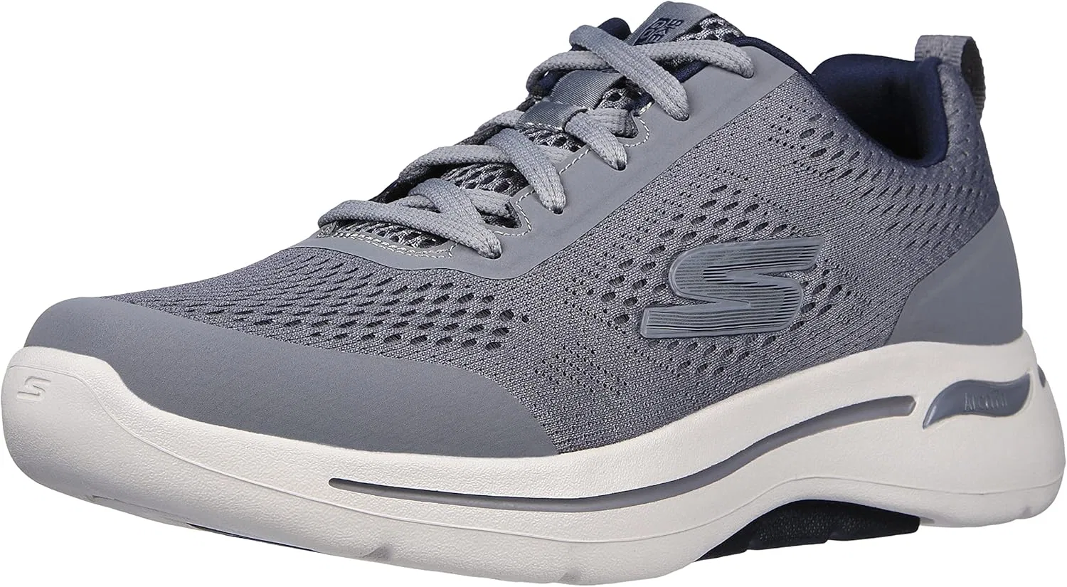 Кроссовки Skechers Herren Gowalk Arch Fit-athletischer Workout-wanderschuh mit Luftgekühltem Schaumstoff, Grey Navy