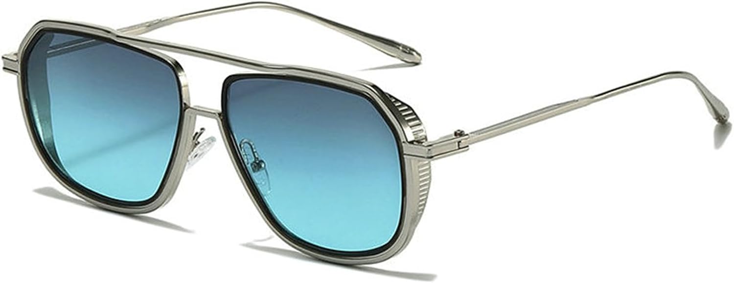 

Солнцезащитные очки Willochra Pilot Gradient в стиле 70-х годов для женщин и мужчин, модель 2025, роскошные винтажные круглые металлические оправы, солнцезащитные очки для женщин, защита от ультрафиолета UV400, C6