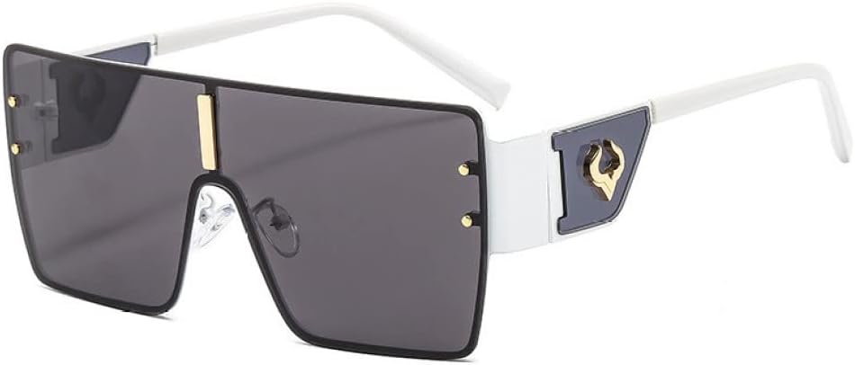 

Женские очки в стиле ретро с металлической оправой и защитой от УФ-излучения UV400, винтажные панк-очки, большие солнцезащитные очки, мужские очки для вождения LANGSER, 4