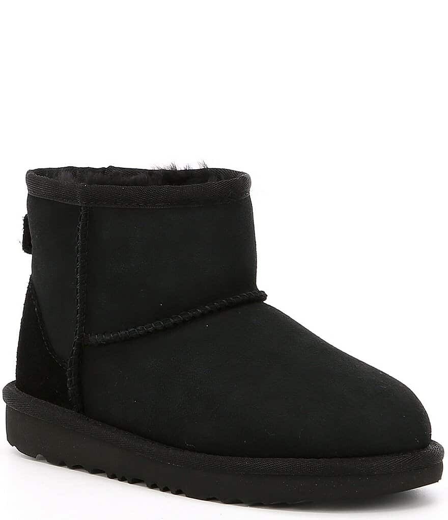 

Детские водонепроницаемые ботинки UGG Classic Mini II (подростковые), черный
