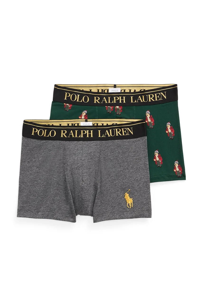 

2 пары хлопковых боксеров Polo Ralph Lauren, мультиколор