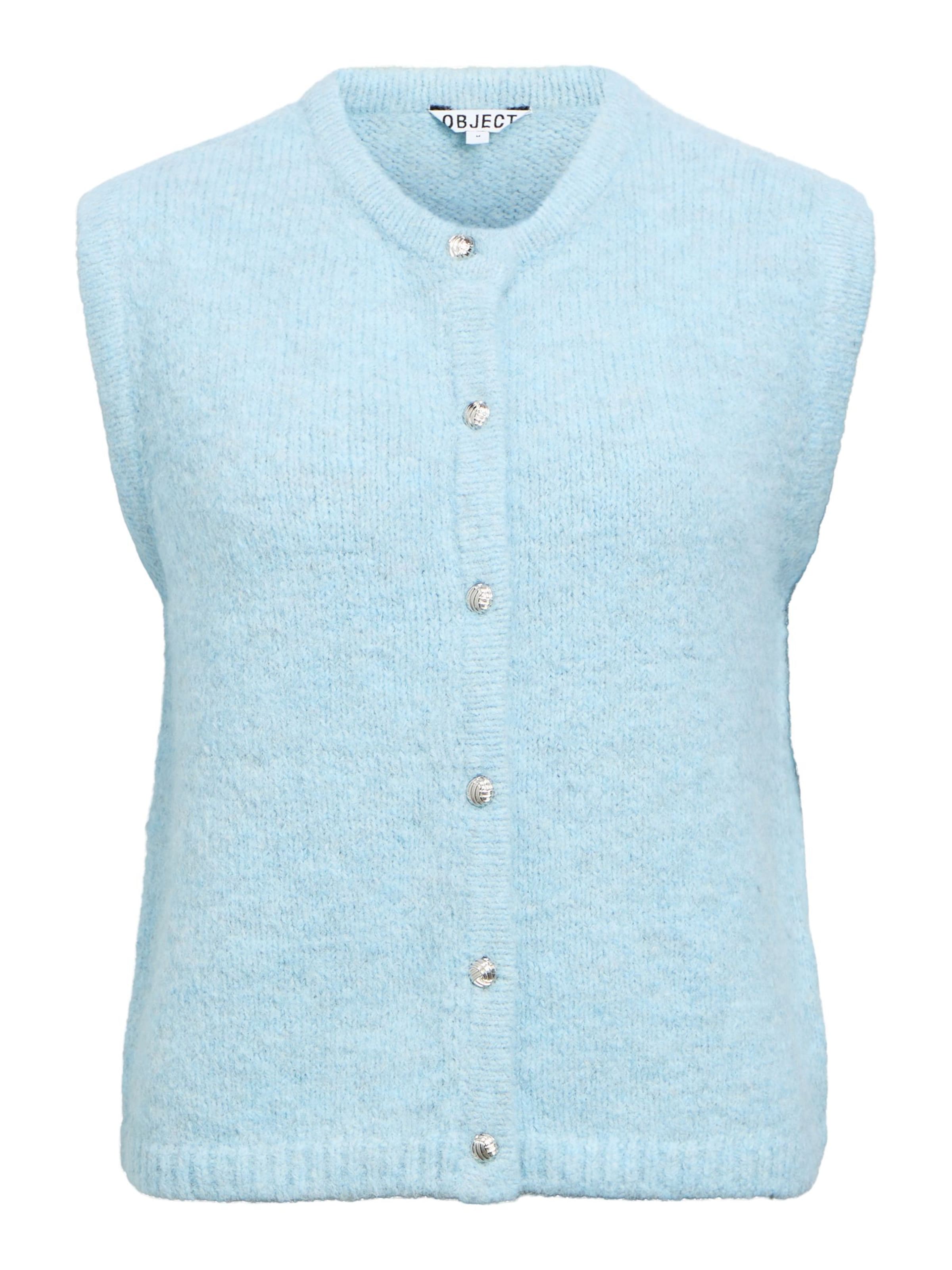 

OBJECT Вязаный жилет 'OBJSaggia' в светло-голубом цвете