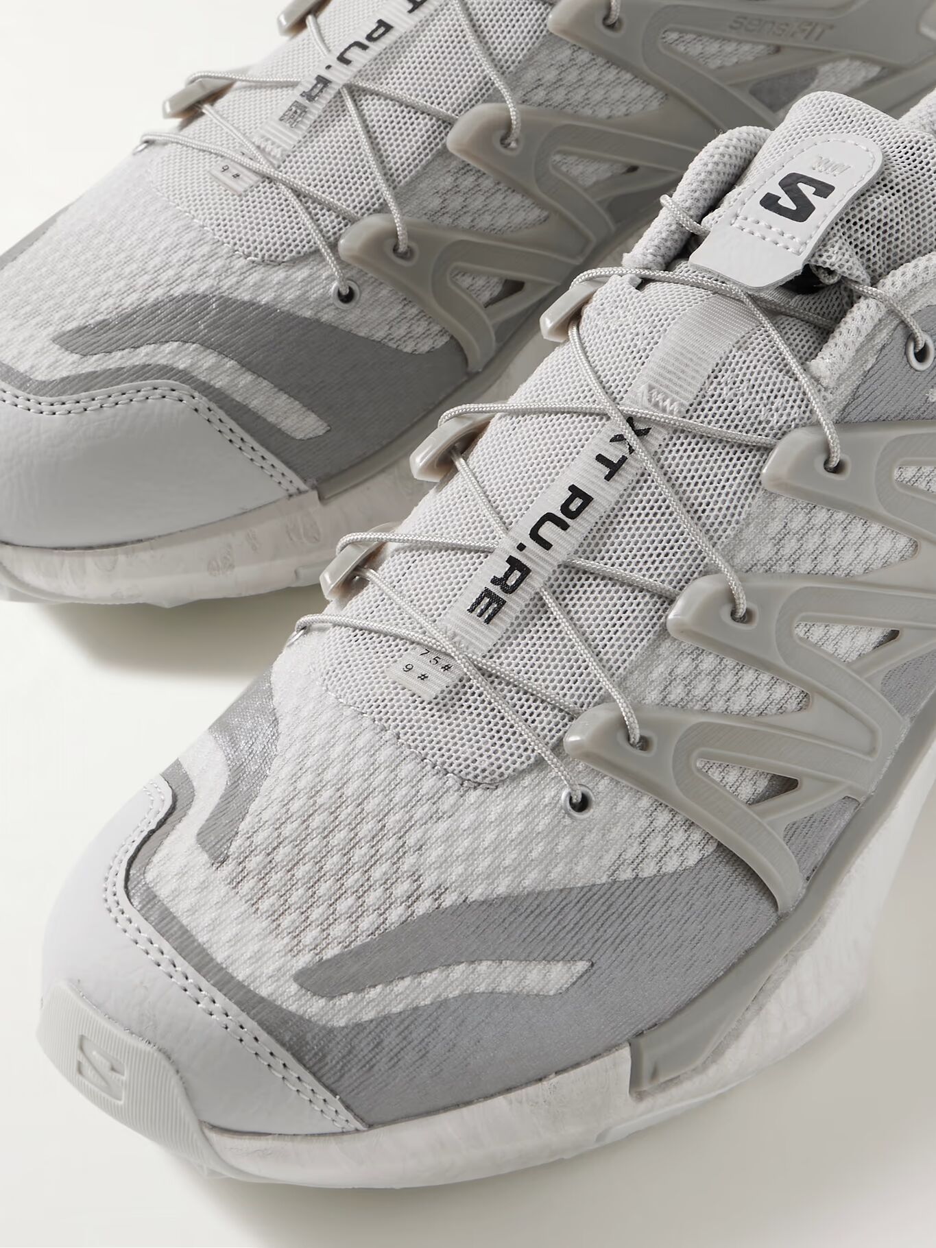 

Кроссовки XT PU.RE ADVANCED из кожи и сетки с резиновой отделкой SALOMON, белый