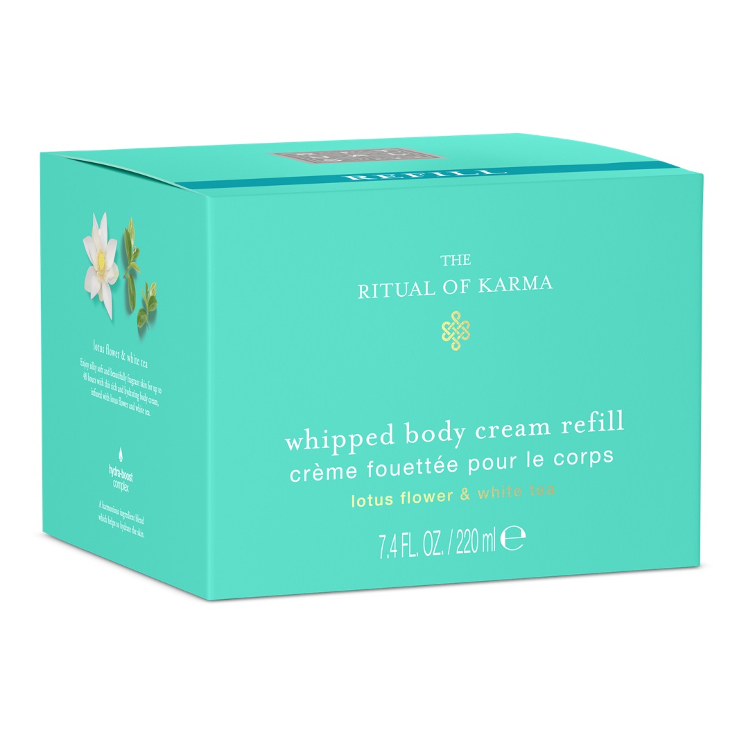 Крем для тела the ritual of karma 48h hydrating body cream Rituals, объем 220 мл - refill — фото 2