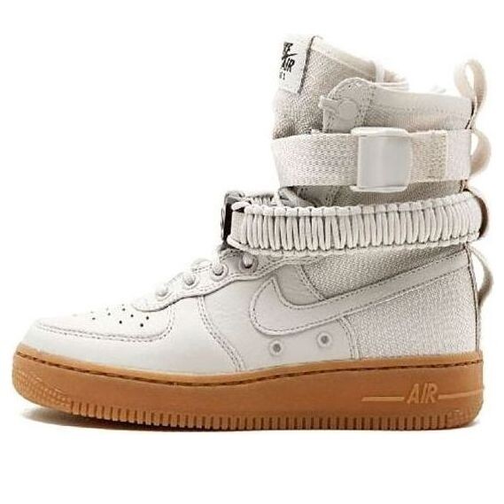 Кроссовки sf air force 1 высокие Nike, коричневый