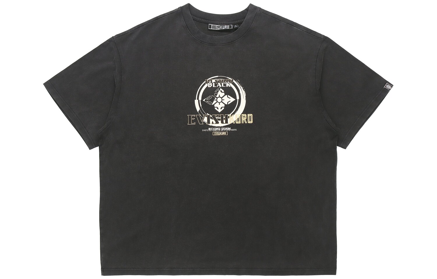 

Футболка мужская черная Evisu, черный