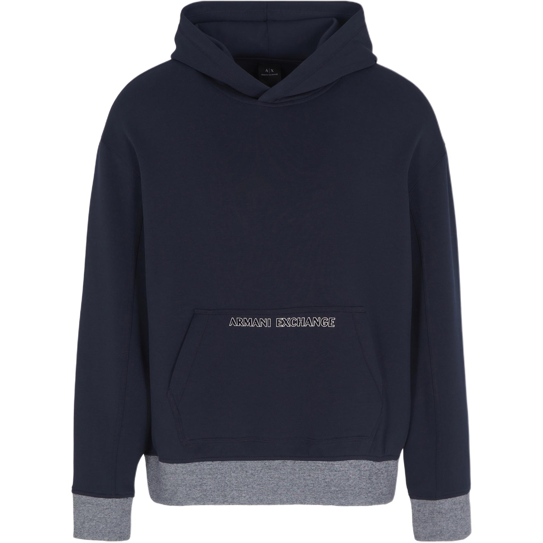 

Свитер AE FW24 Мужской Синий ARMANI EXCHANGE, Морской Синий